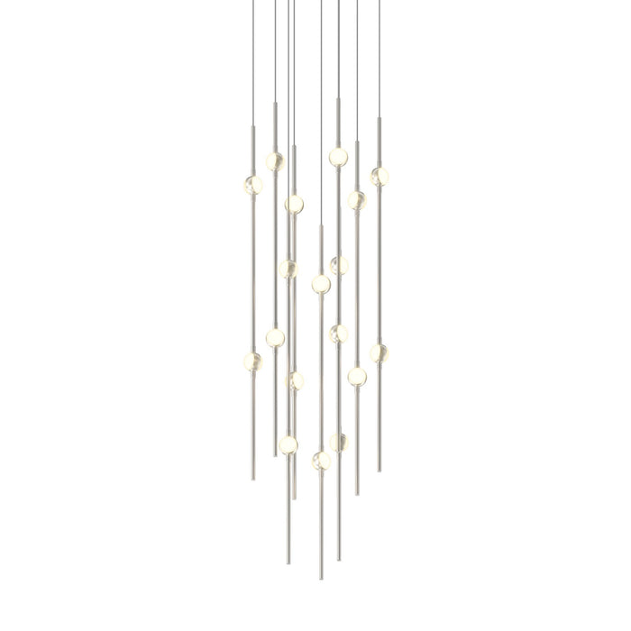 Sonneman 2012.13W-J20 LED Pendant, Satin Nickel