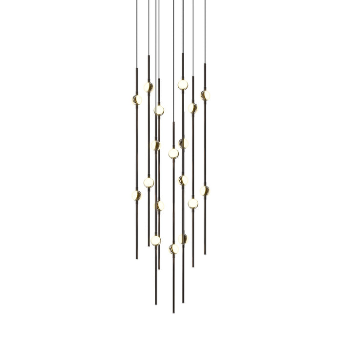 Sonneman 2012.33W-27-J20 LED Pendant, Espresso Black