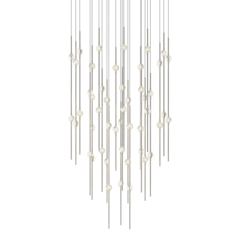 Sonneman 2014.13C LED Pendant, Satin Nickel