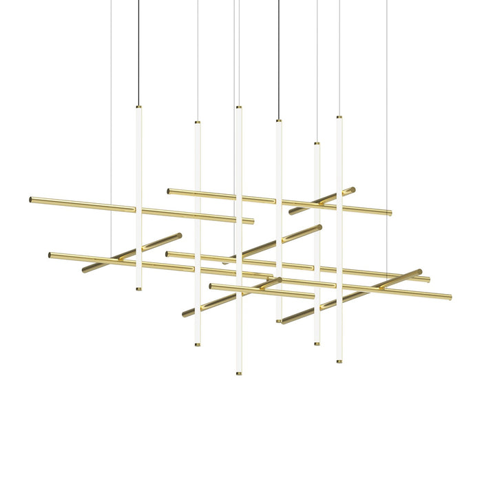 Sonneman 2109.14 LED Pendant, Brass