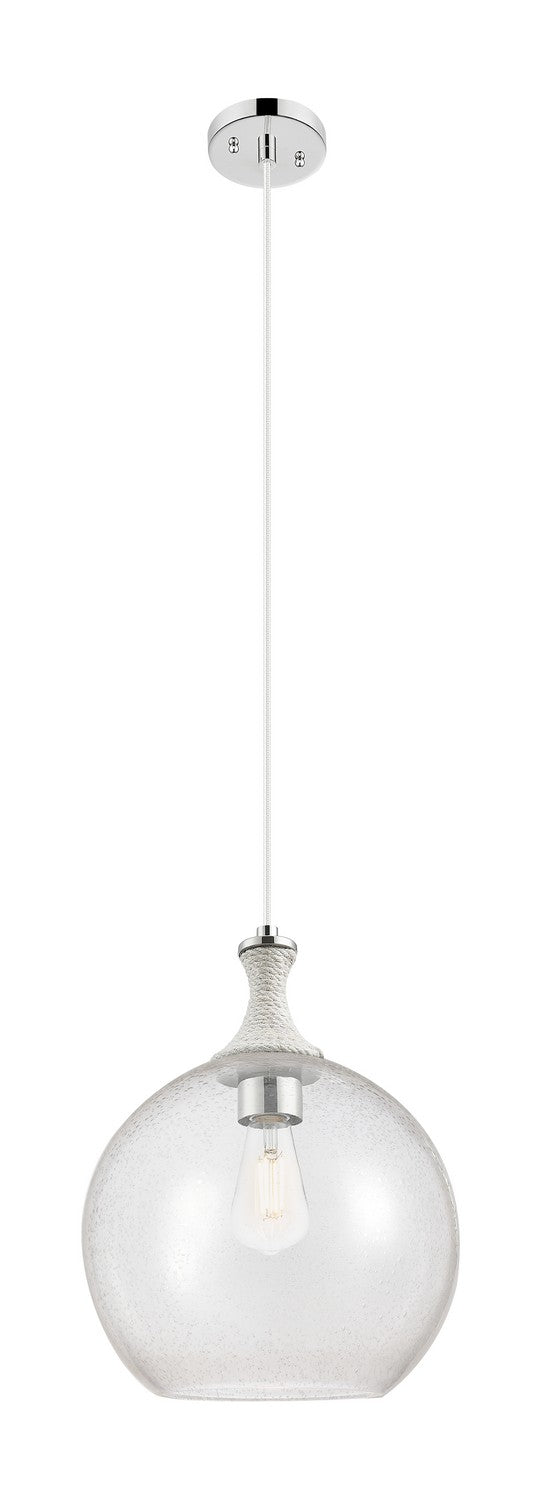 Innovations 415-1PR-PN-G124-12 One Light Pendant, Polished Nickel
