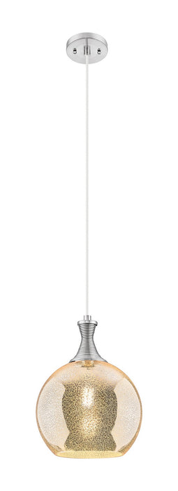 Innovations 415-1P-SN-G128-10 One Light Pendant, Brushed Satin Nickel