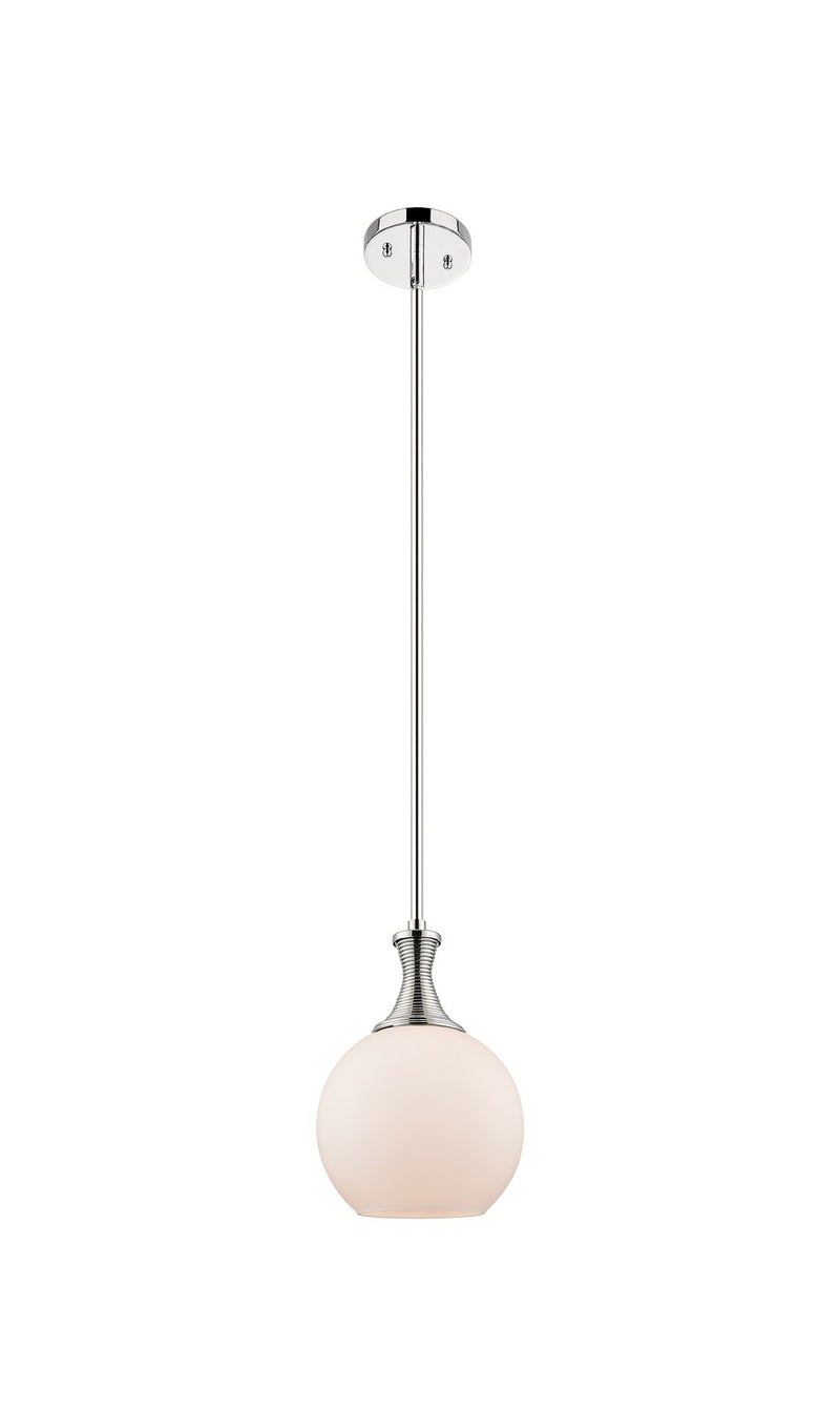 Innovations 415-1S-PN-G121-8 One Light Pendant, Polished Nickel