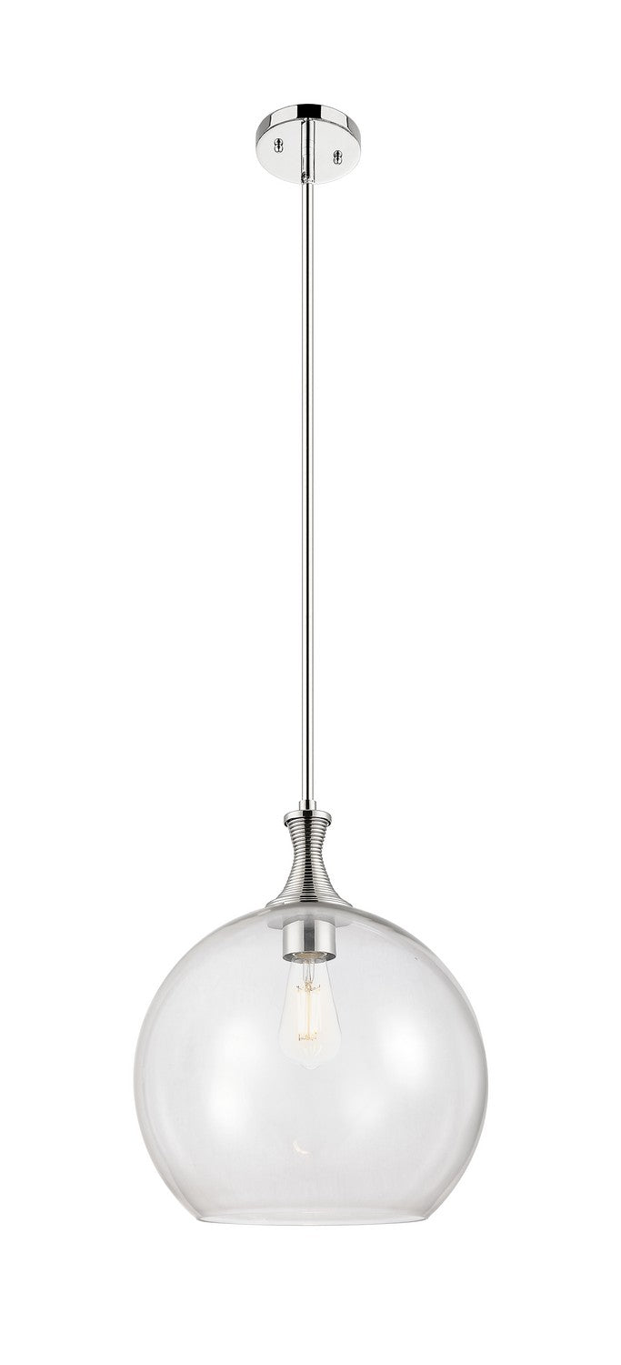 Innovations 415-1S-PN-G122-14 One Light Pendant, Polished Nickel