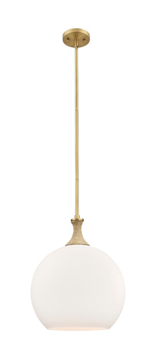 Innovations 415-1SR-BB-G121-14 One Light Pendant, Brushed Brass