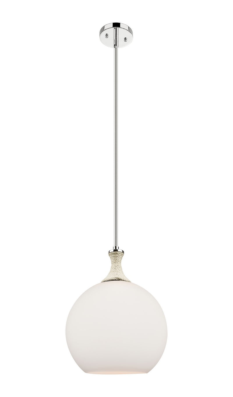 Innovations 415-1SR-PN-G121-12 One Light Pendant, Polished Nickel