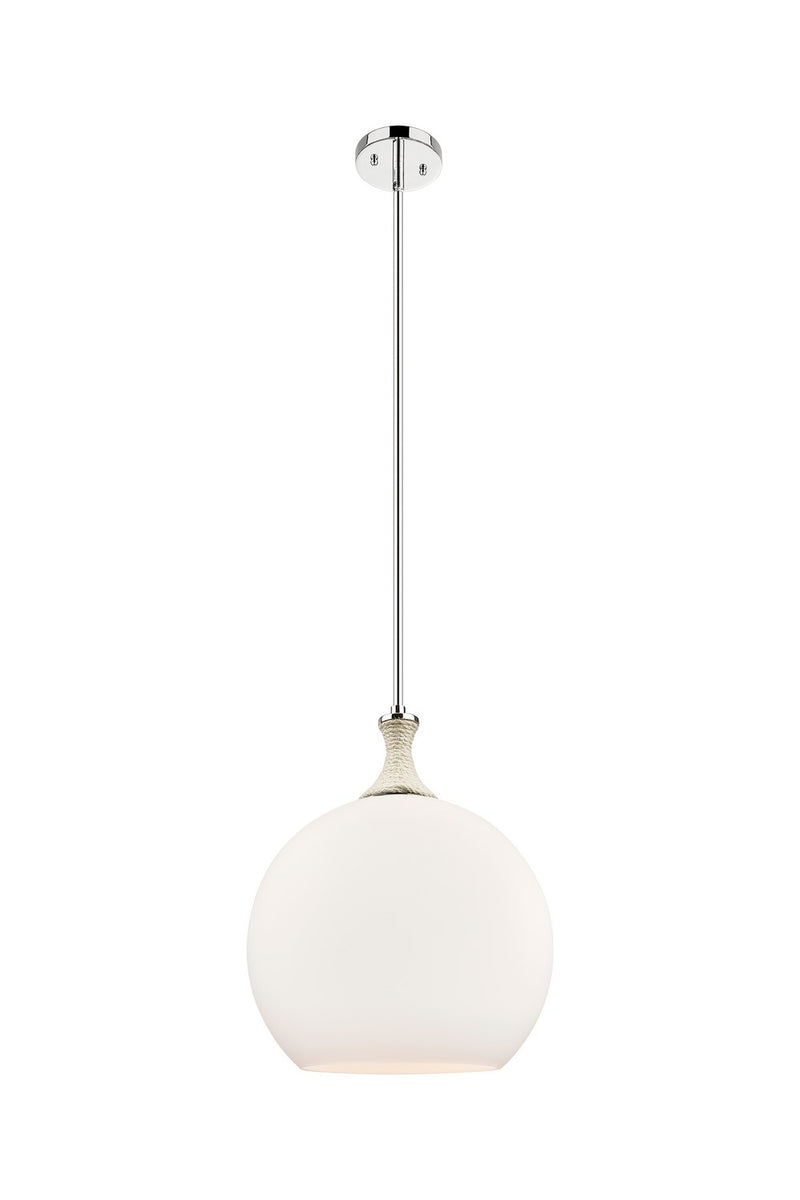 Innovations 415-1SR-PN-G121-14 One Light Pendant, Polished Nickel