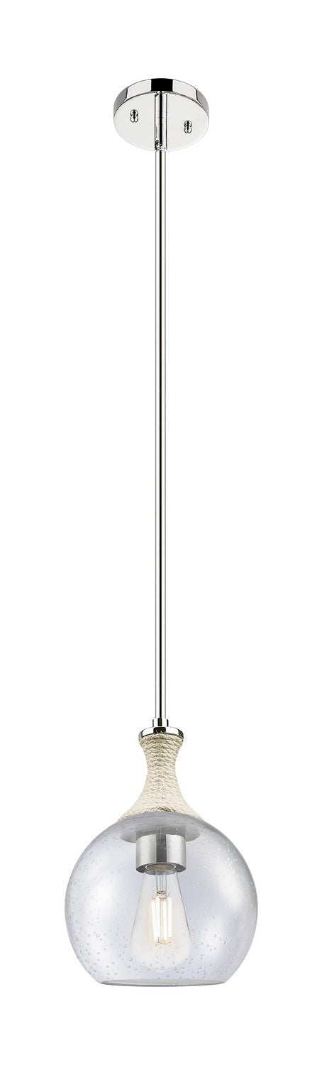 Innovations 415-1SR-PN-G124-8 One Light Pendant, Polished Nickel