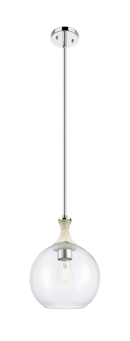 Innovations 415-1SR-PN-G122-10 One Light Pendant, Polished Nickel