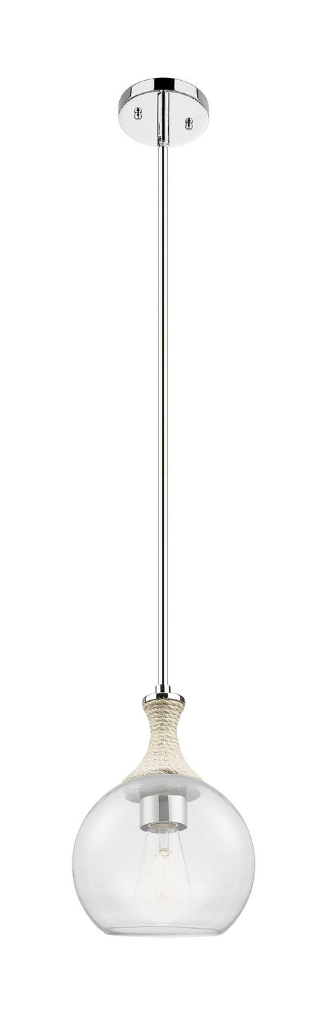 Innovations 415-1SR-PN-G122-8 One Light Pendant, Polished Nickel