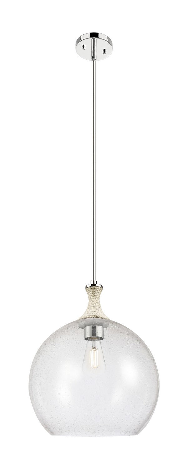 Innovations 415-1SR-PN-G124-14 One Light Pendant, Polished Nickel