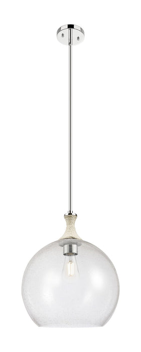Innovations 415-1SR-PN-G124-14 One Light Pendant, Polished Nickel