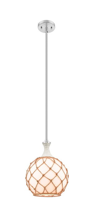 Innovations 415-1SR-SN-G121-10RB One Light Pendant, Brushed Satin Nickel