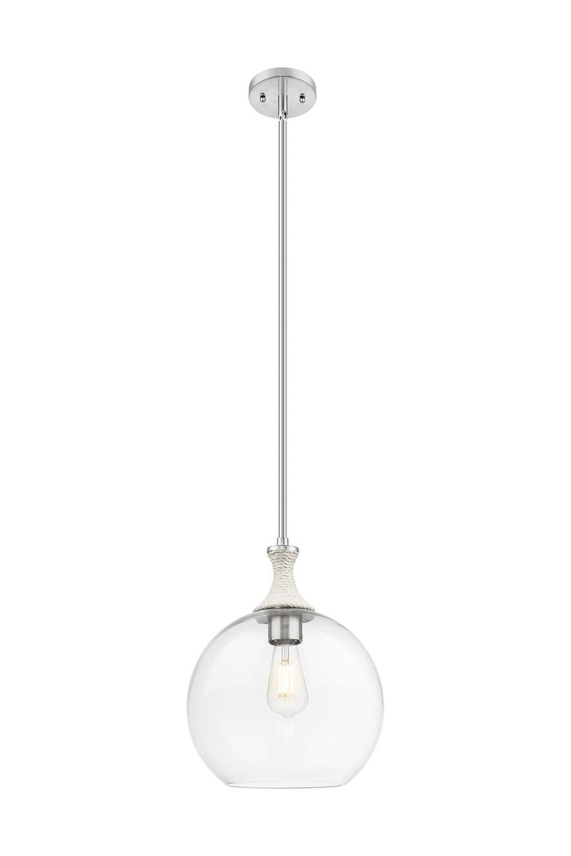 Innovations 415-1SR-SN-G122-12 One Light Pendant, Brushed Satin Nickel