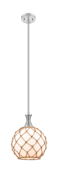 Innovations 415-1S-SN-G121-10RB One Light Pendant, Brushed Satin Nickel