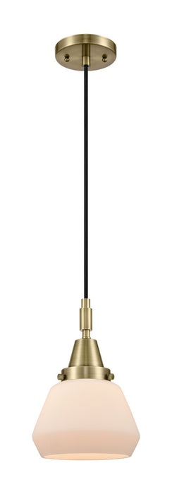 Innovations 447-1P-AB-G171 One Light Pendant, Antique Brass