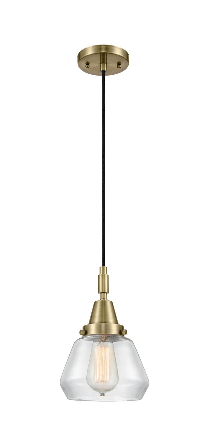Innovations 447-1P-AB-G172 One Light Pendant, Antique Brass