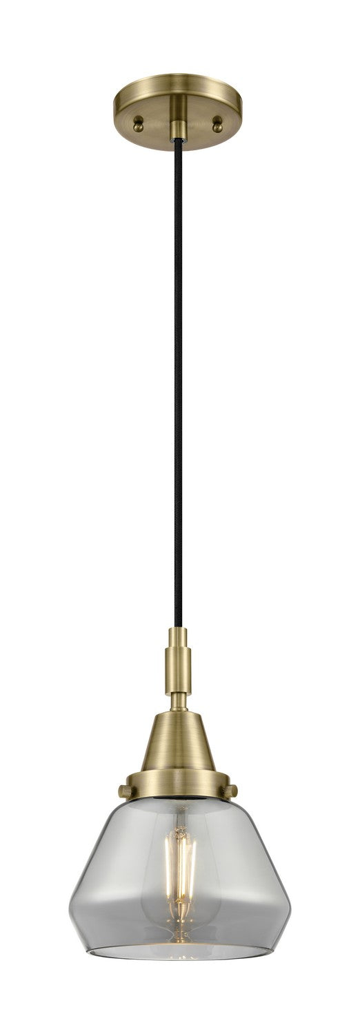 Innovations 447-1P-AB-G173 One Light Pendant, Antique Brass