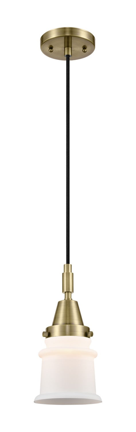 Innovations 447-1P-AB-G181S One Light Pendant, Antique Brass