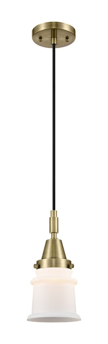 Innovations 447-1P-AB-G181S One Light Pendant, Antique Brass