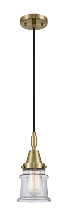 Innovations 447-1P-AB-G182S One Light Pendant, Antique Brass