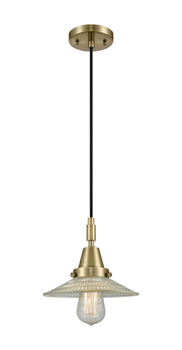 Innovations 447-1P-AB-G2 One Light Pendant, Antique Brass