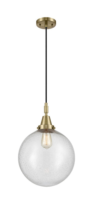 Innovations 447-1P-AB-G204-12 One Light Pendant, Antique Brass