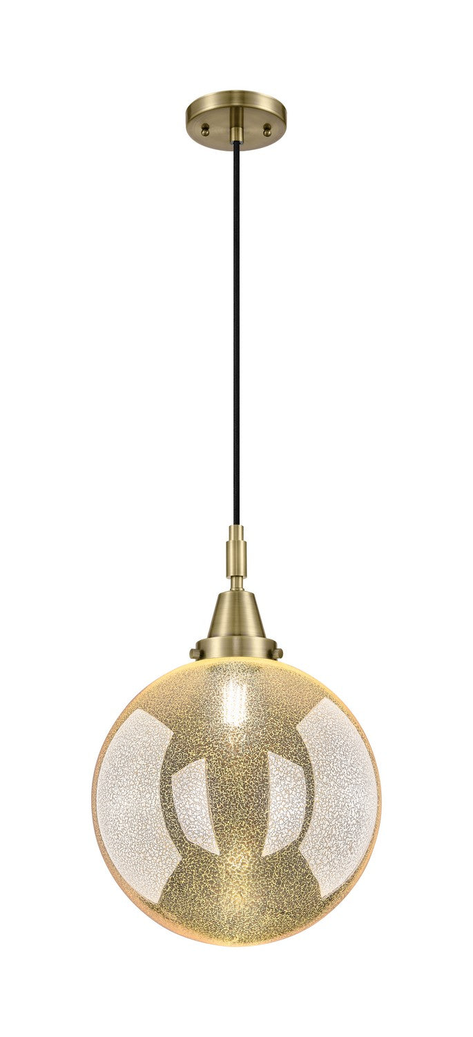 Innovations 447-1P-AB-G208-12 One Light Pendant, Antique Brass