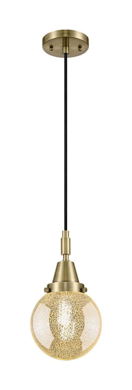 Innovations 447-1P-AB-G208-6 One Light Pendant, Antique Brass