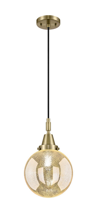 Innovations 447-1P-AB-G208-8 One Light Pendant, Antique Brass