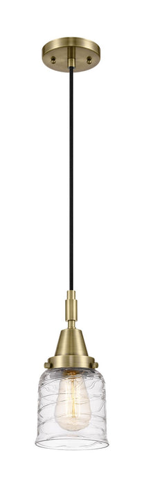 Innovations 447-1P-AB-G513 One Light Pendant, Antique Brass
