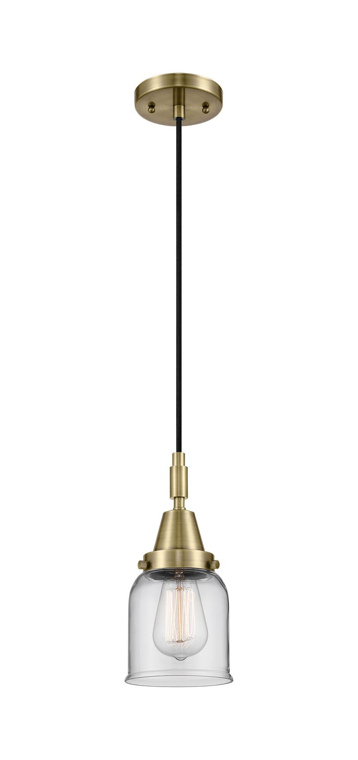 Innovations 447-1P-AB-G52 One Light Pendant, Antique Brass