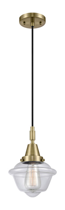 Innovations 447-1P-AB-G532 One Light Pendant, Antique Brass