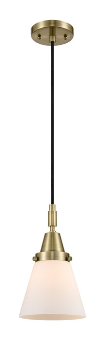Innovations 447-1P-AB-G61 One Light Pendant, Antique Brass