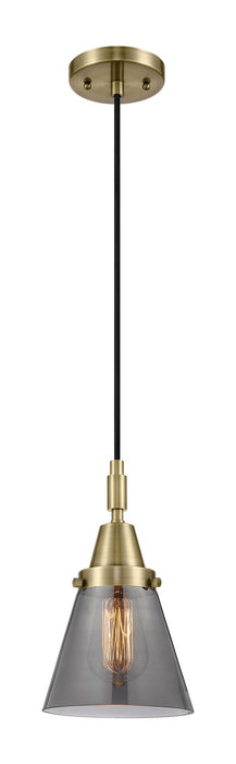 Innovations 447-1P-AB-G63 One Light Pendant, Antique Brass