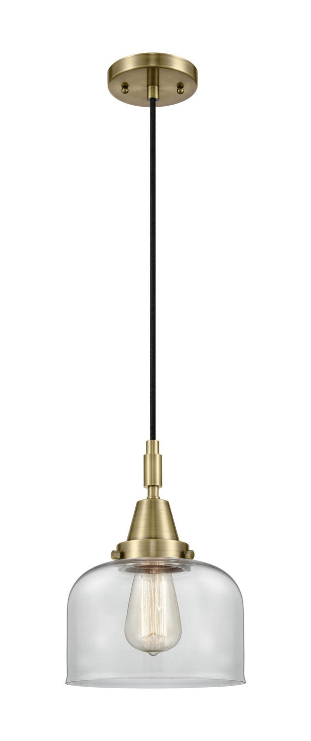 Innovations 447-1P-AB-G72 One Light Pendant, Antique Brass