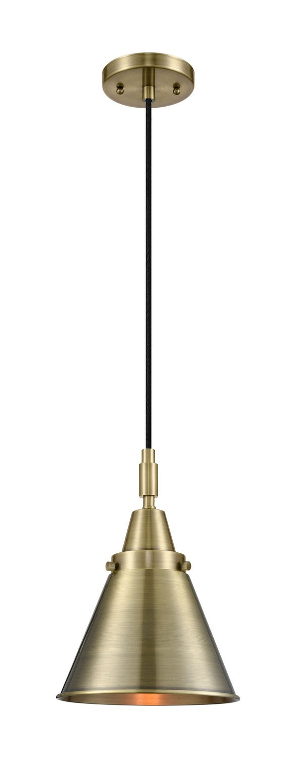Innovations 447-1P-AB-M13-AB One Light Pendant, Antique Brass