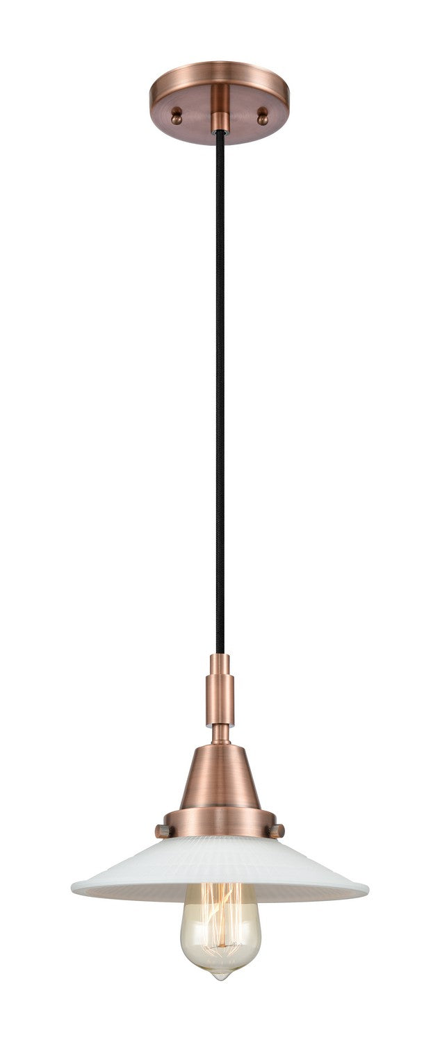 Innovations 447-1P-AC-G1 One Light Pendant, Antique Copper