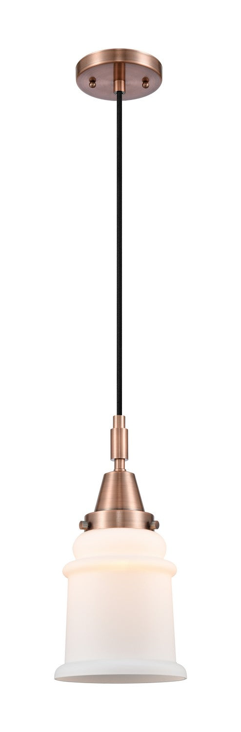 Innovations 447-1P-AC-G181 One Light Pendant, Antique Copper