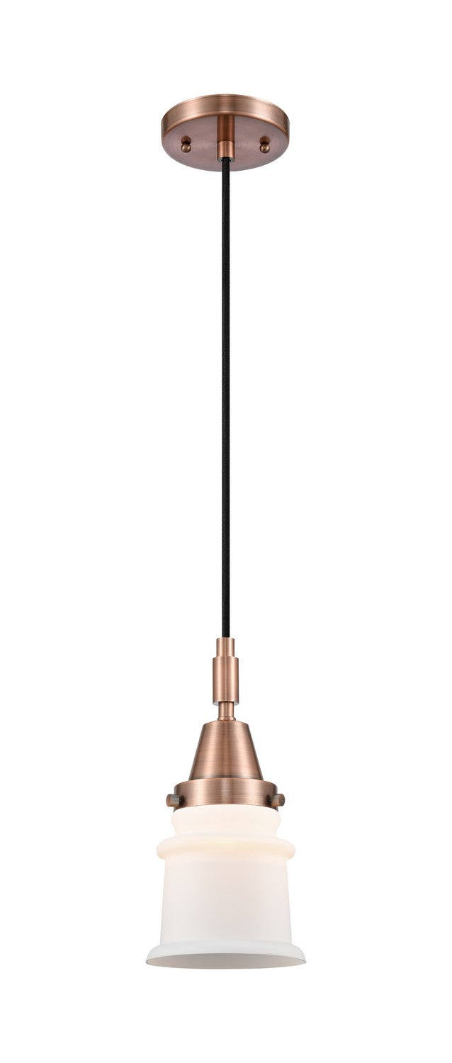 Innovations 447-1P-AC-G181S One Light Pendant, Antique Copper