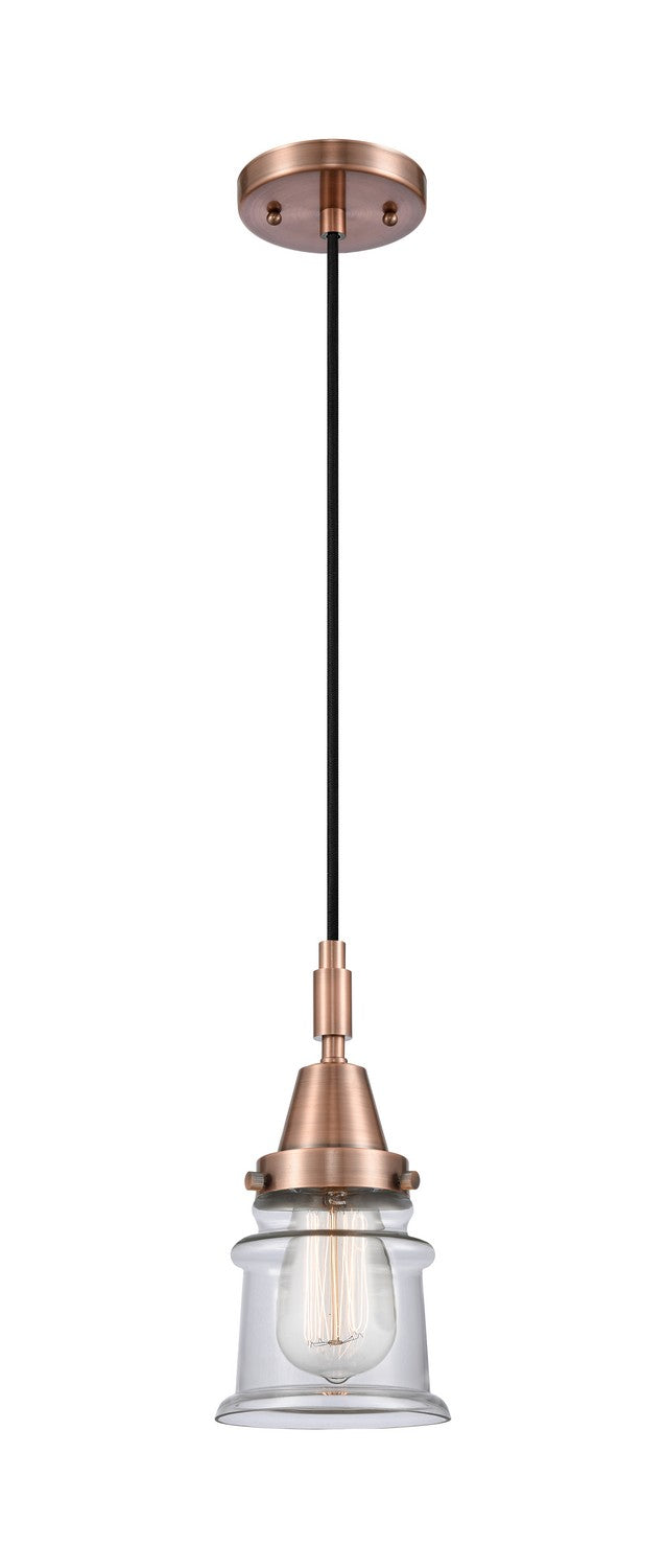 Innovations 447-1P-AC-G182S One Light Pendant, Antique Copper