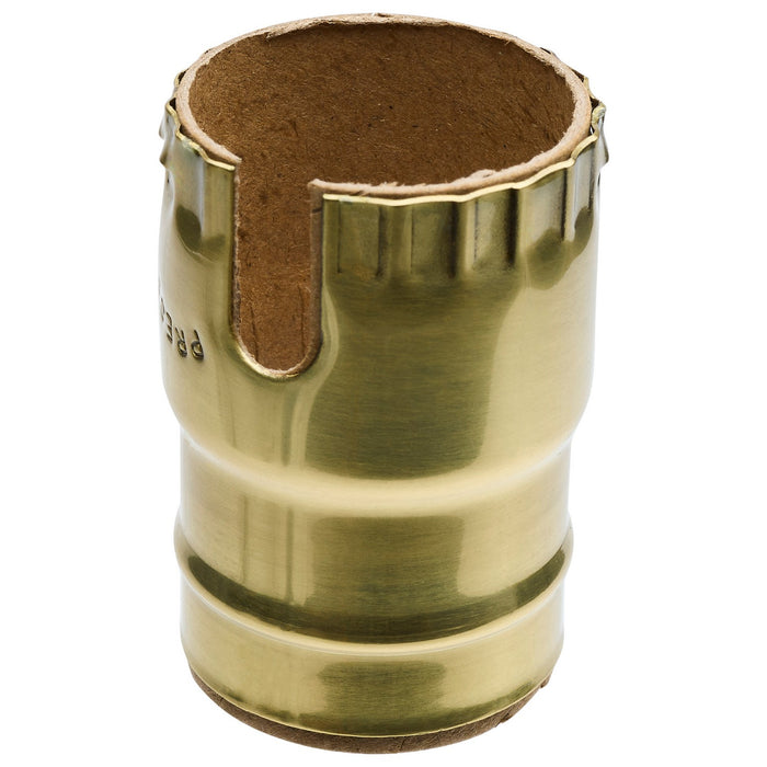 Satco 80-1442 Shell With Paper Liner, Polished Brass