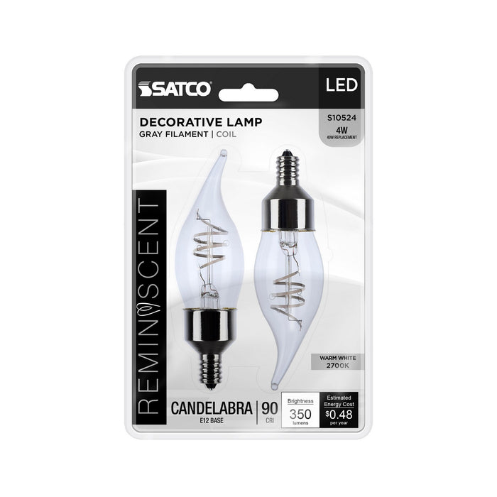 Satco S10524 Light Bulb, Clear