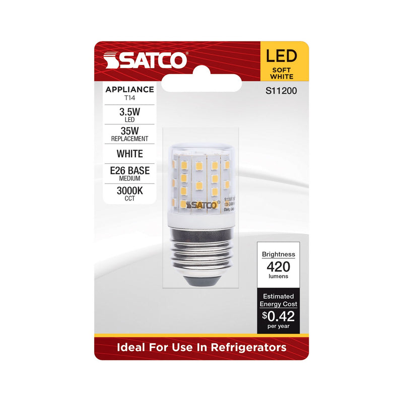 Satco S11200 Light Bulb, Clear