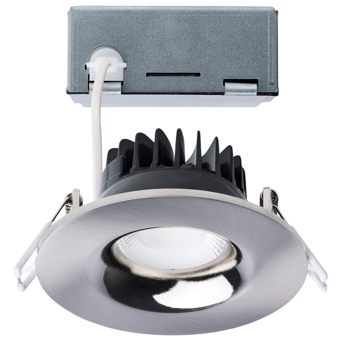 Satco S11632R1 LED Downlight, Brushed Nickel