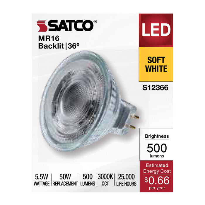 Satco S12366 Light Bulb, Clear