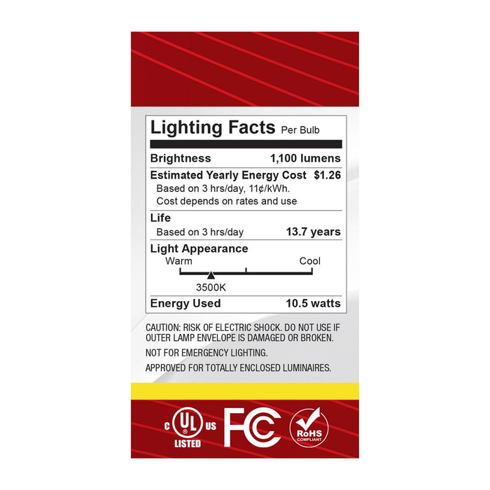 Satco S12469 Light Bulb, Clear