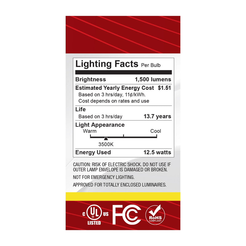 Satco S12470 Light Bulb, Clear