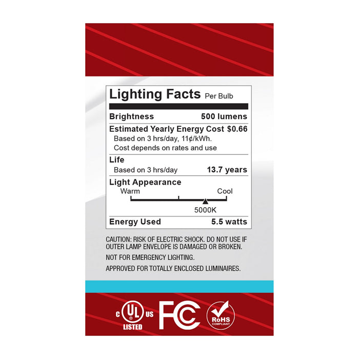 Satco S12478 Light Bulb, Clear