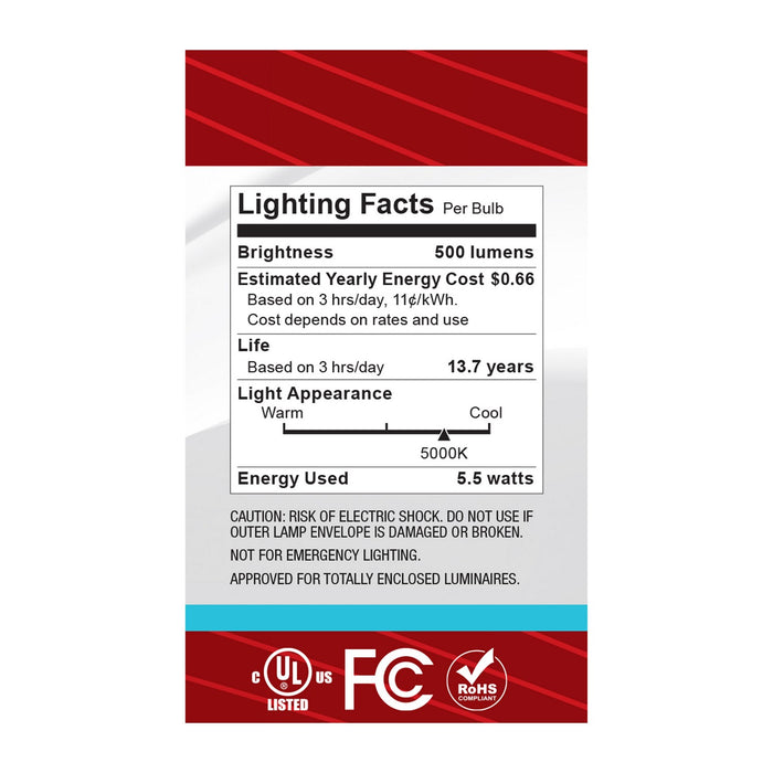 Satco S12480 Light Bulb, Clear